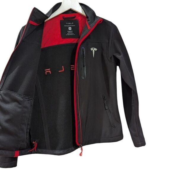 Tesla Exclusive Owner Black Softshell Jacket Size XS - Picture 7 of 11